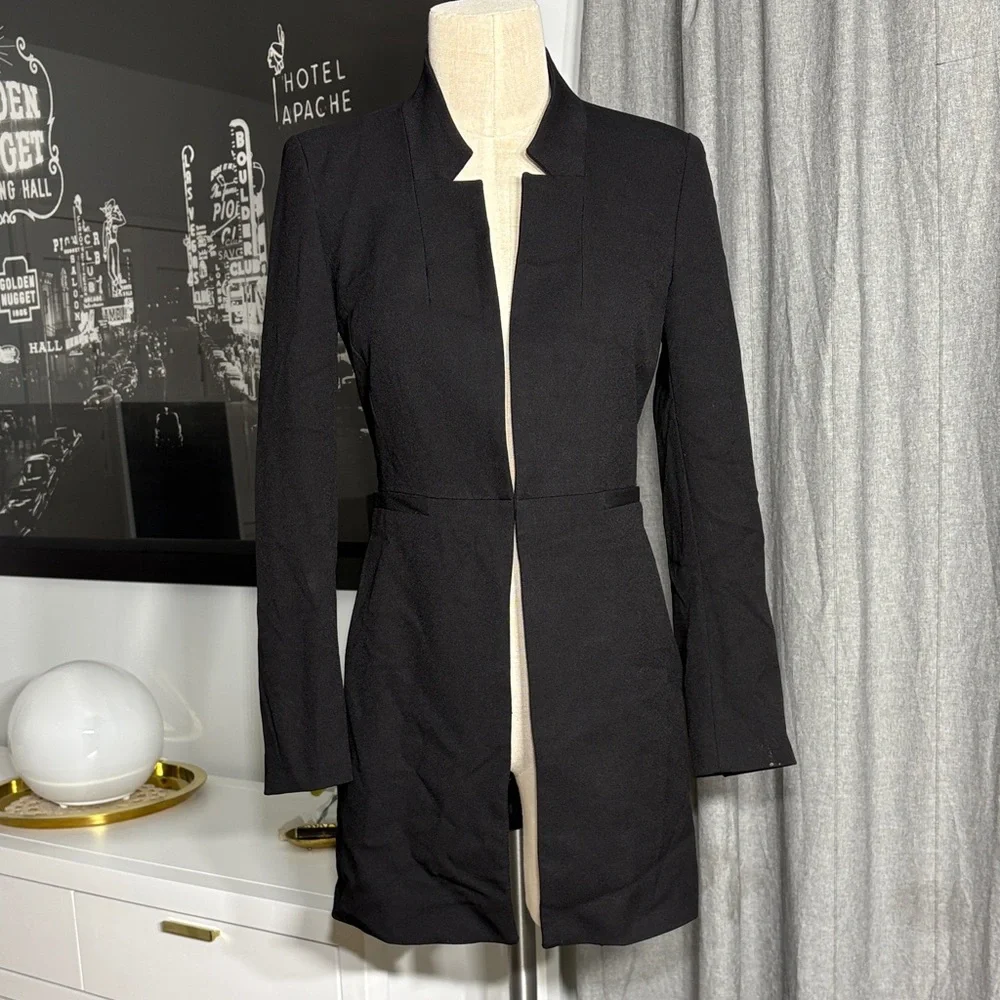Zara Elegant Black Women's Suit Jacket - Picture 2 of 8